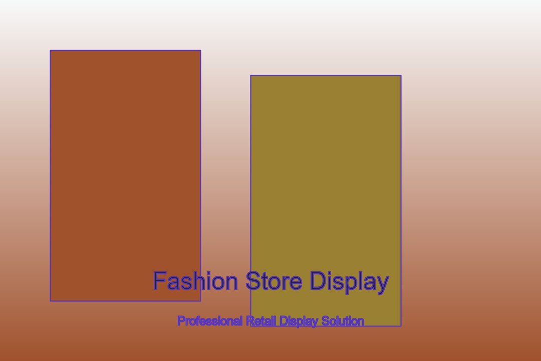 Fashion store with professional female mannequin display