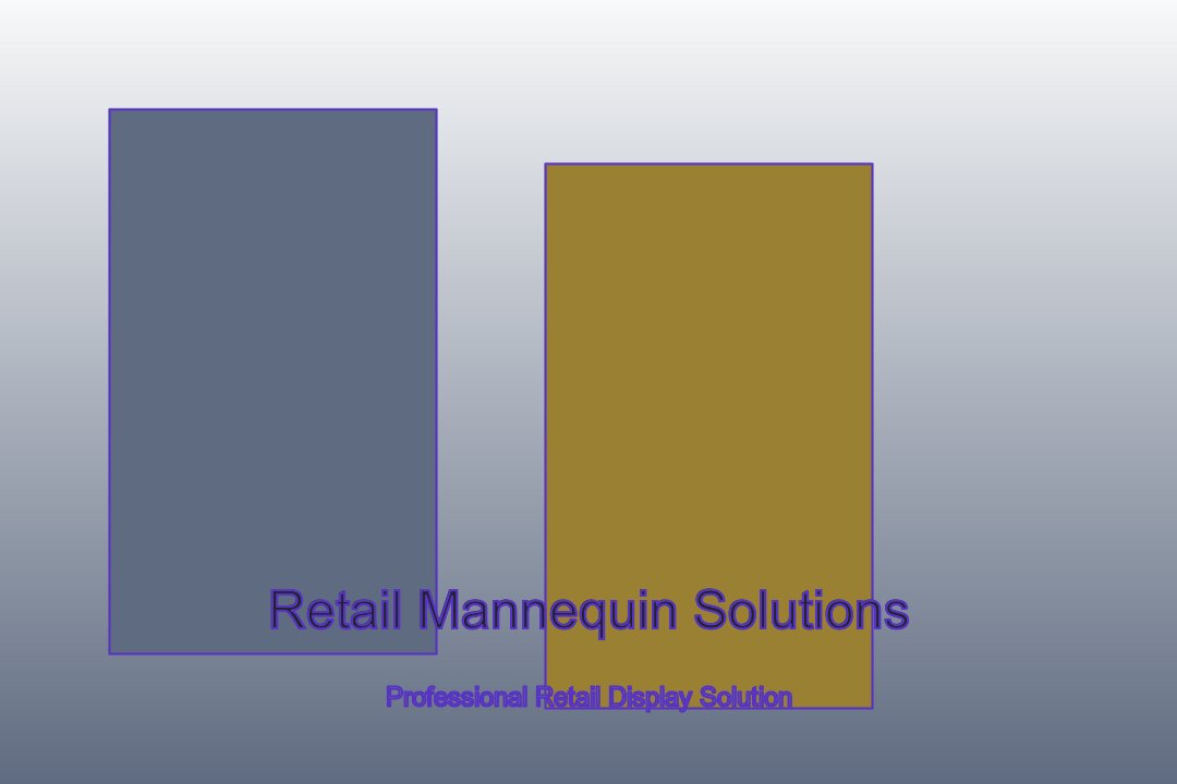 Retail store with professional mannequins in boutique setting